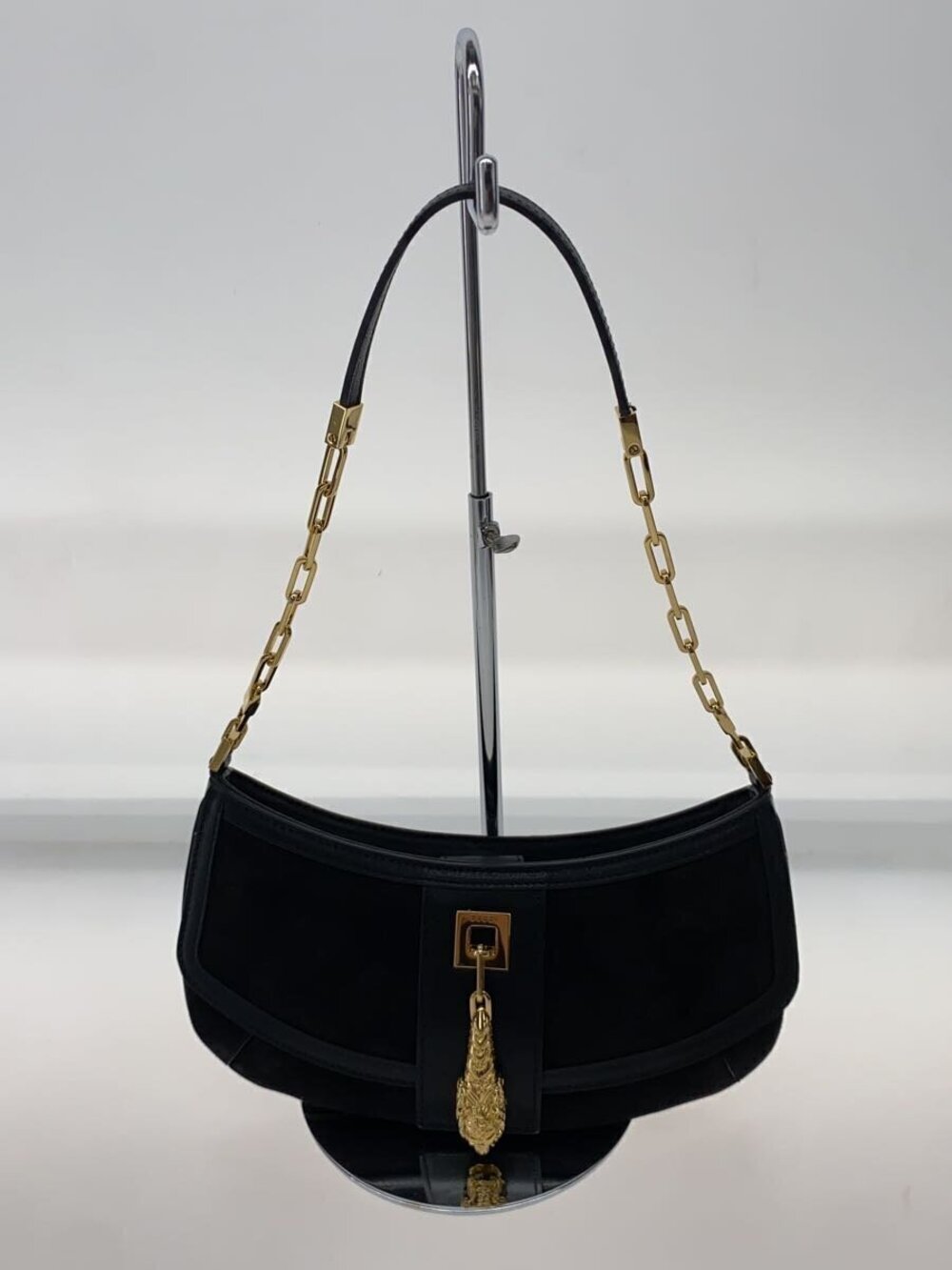 Gucci Tiger Head shoulder bag chainlink shoulder lion head charm